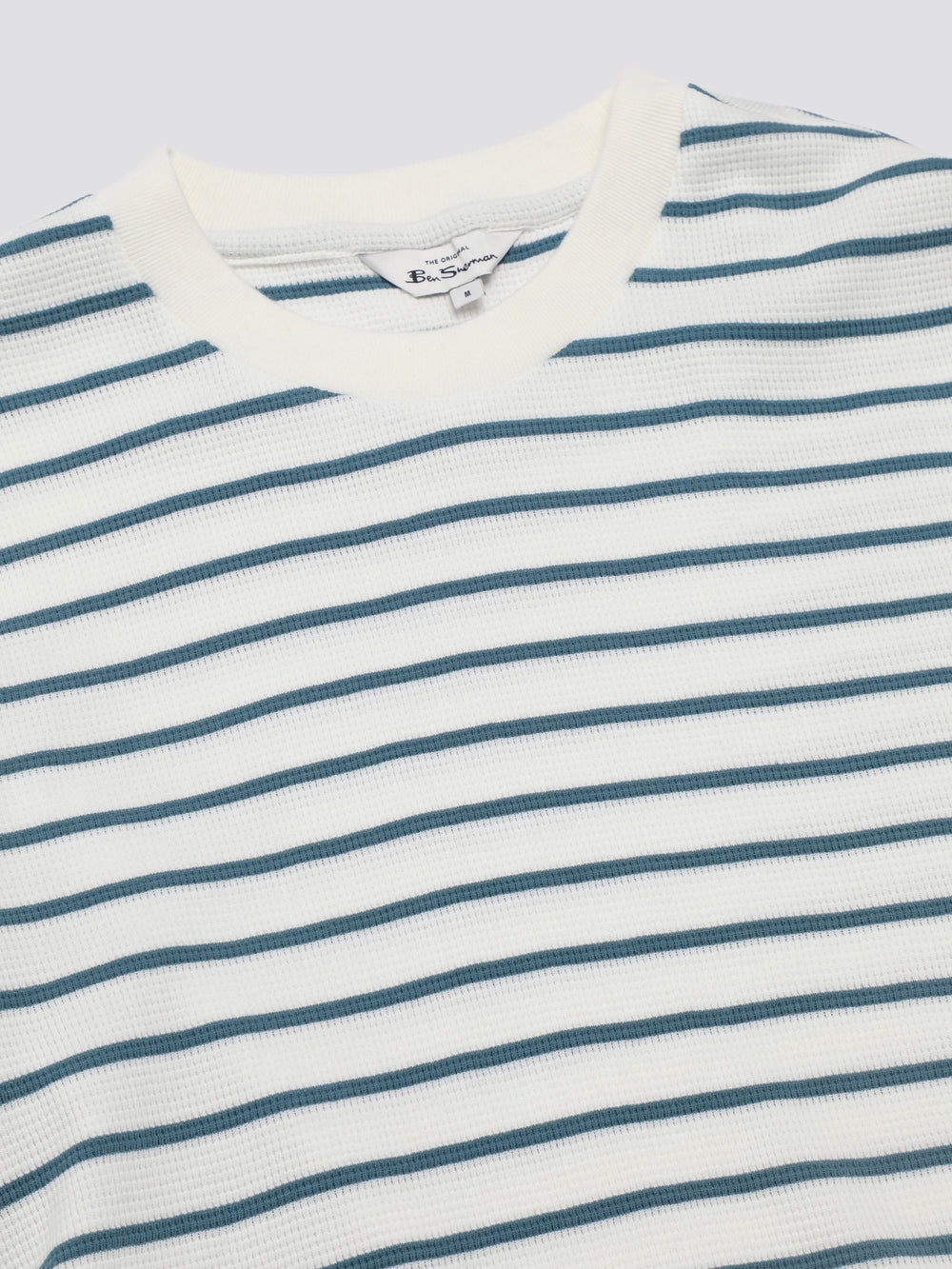 T-Shirt Ben Sherman Signature Waffle Stripe Blanche | EIH-67072958